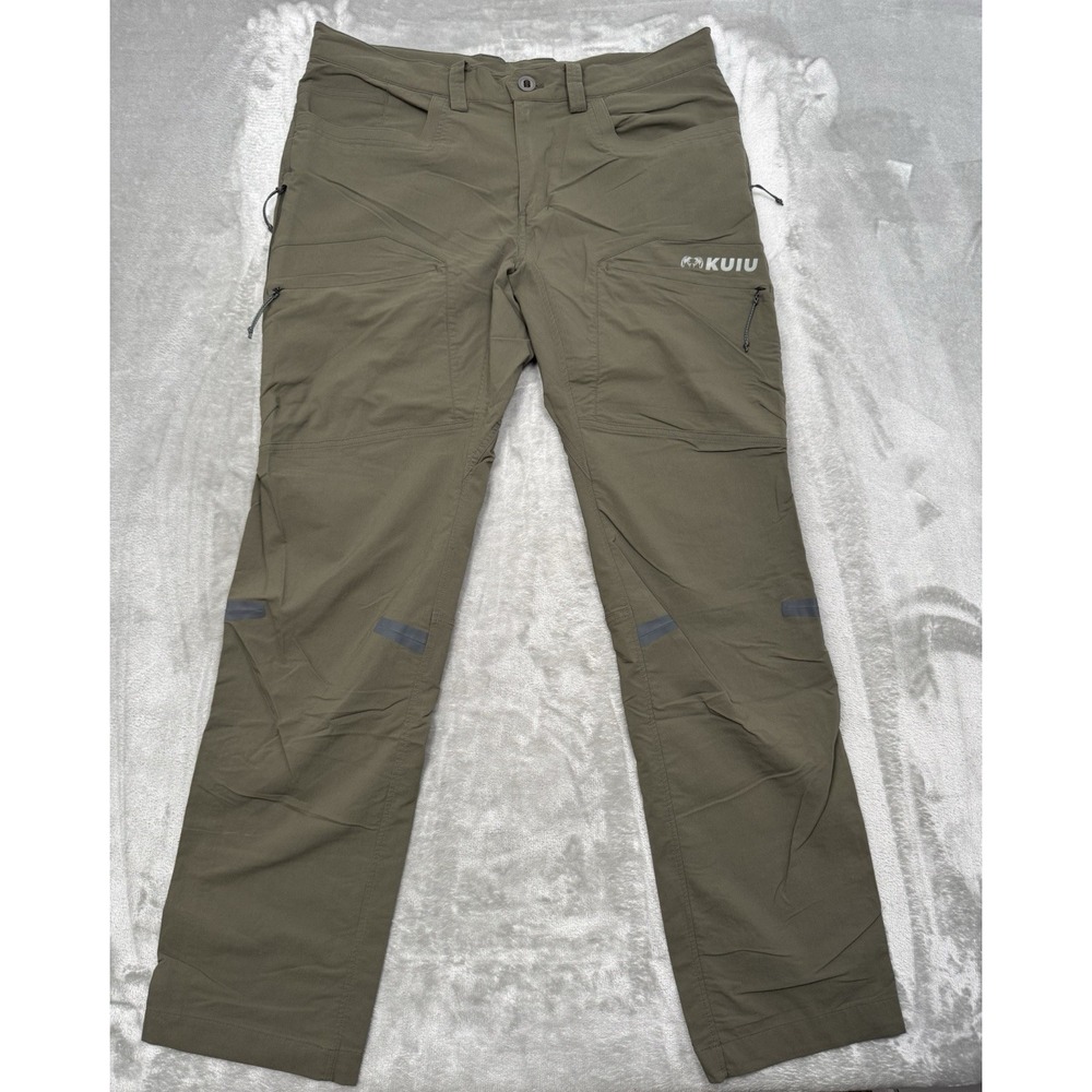 KUIU Kutana Pants Mens 36 Hybrid Stretch Woven Hunting Waterproof Tech Cargo
